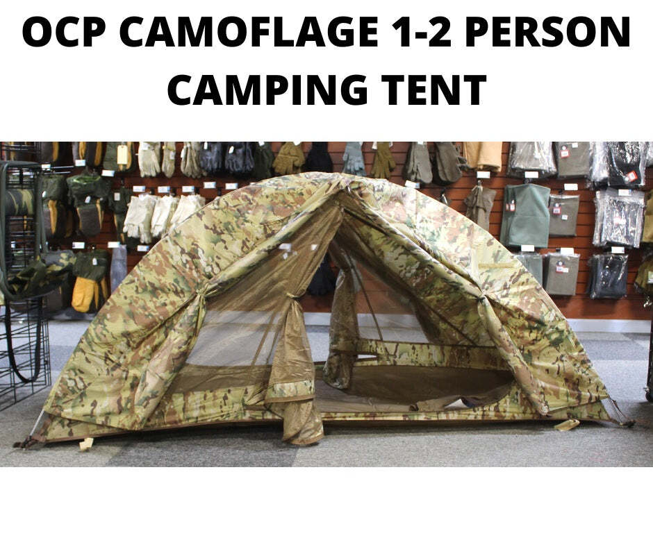 OCP Camo 1-2 Person Lightweight Camping Tent