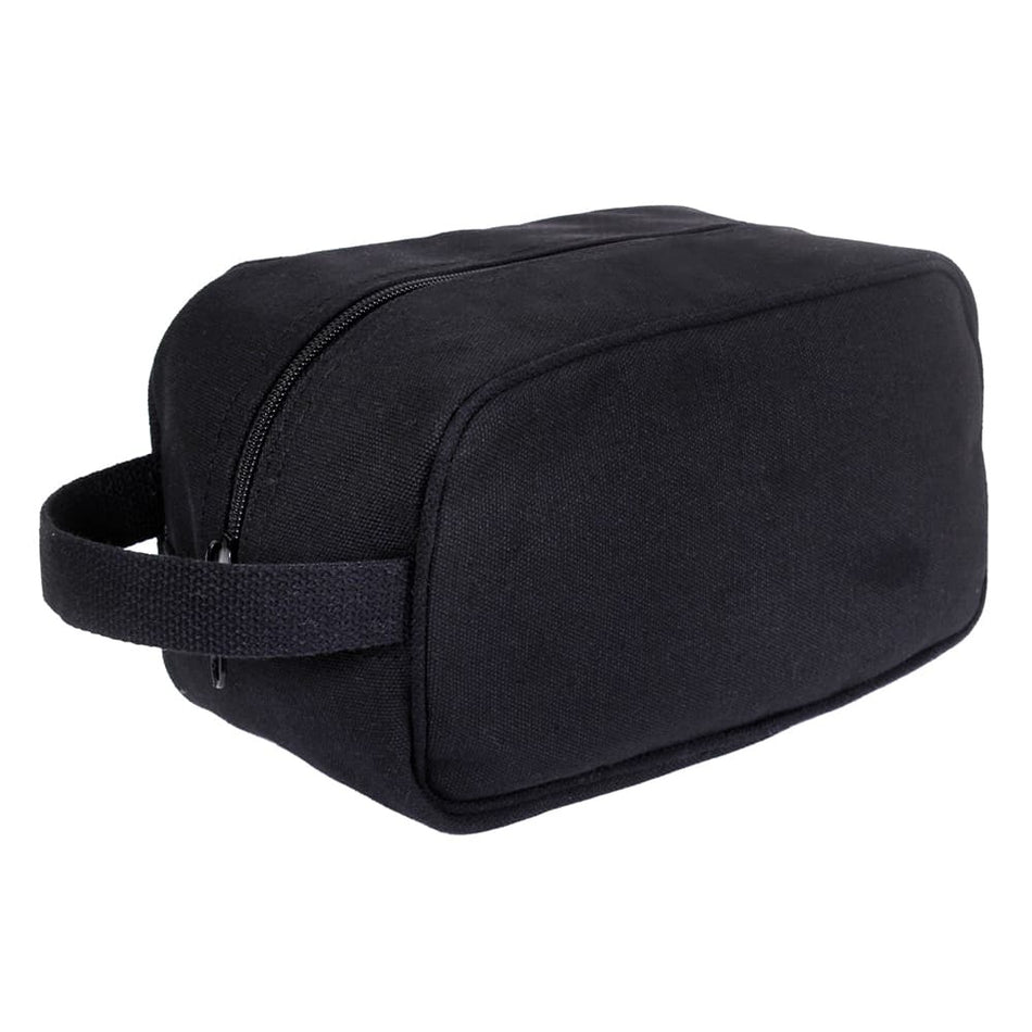 Black Canvas Travel Military Dopp Kit by Rothco