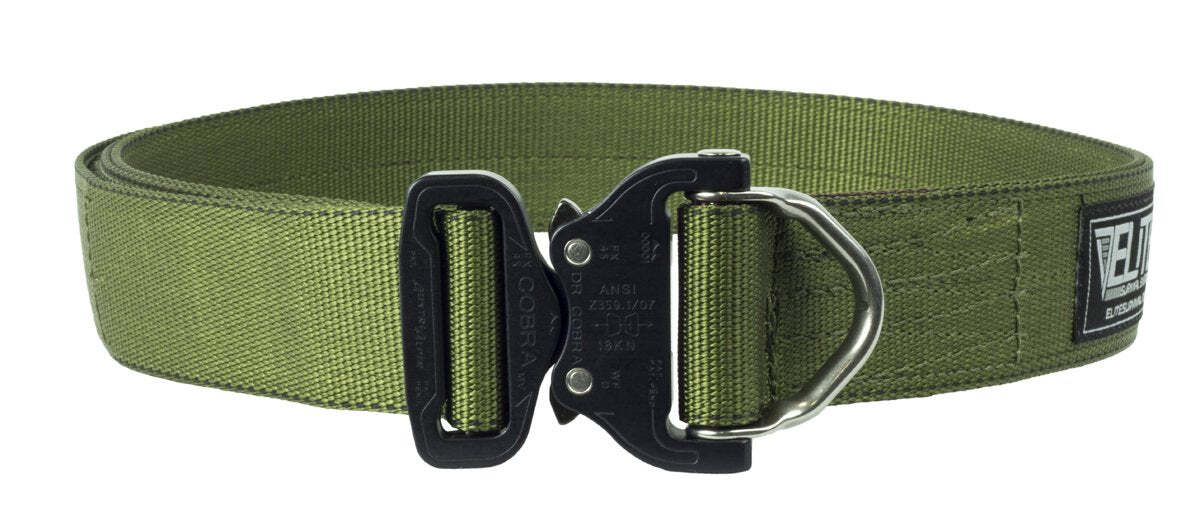 Elite Cobra Rigger's Belt with D Ring Buckle Made in the USA