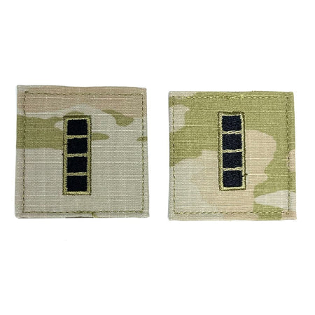 CW4 Chief Warrant Officer 4 Rank OCP Patch - 2x2 Hook Back - Pair
