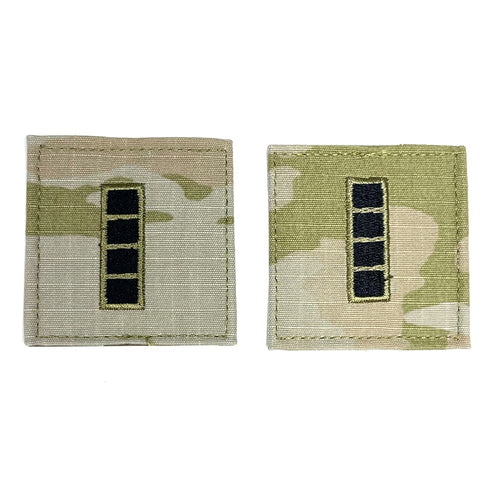 CW4 Chief Warrant Officer 4 Rank OCP Patch - 2x2 Hook Back - Pair