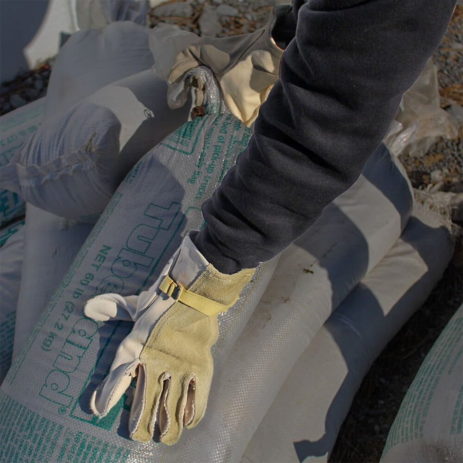 Standard Military Issue Heavy Duty Cattlehide Gloves