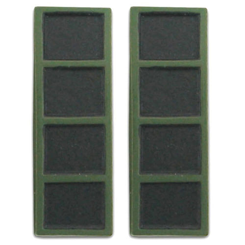 CW4 Chief Warrant Officer 4 Black Army Rank Pins - Pair
