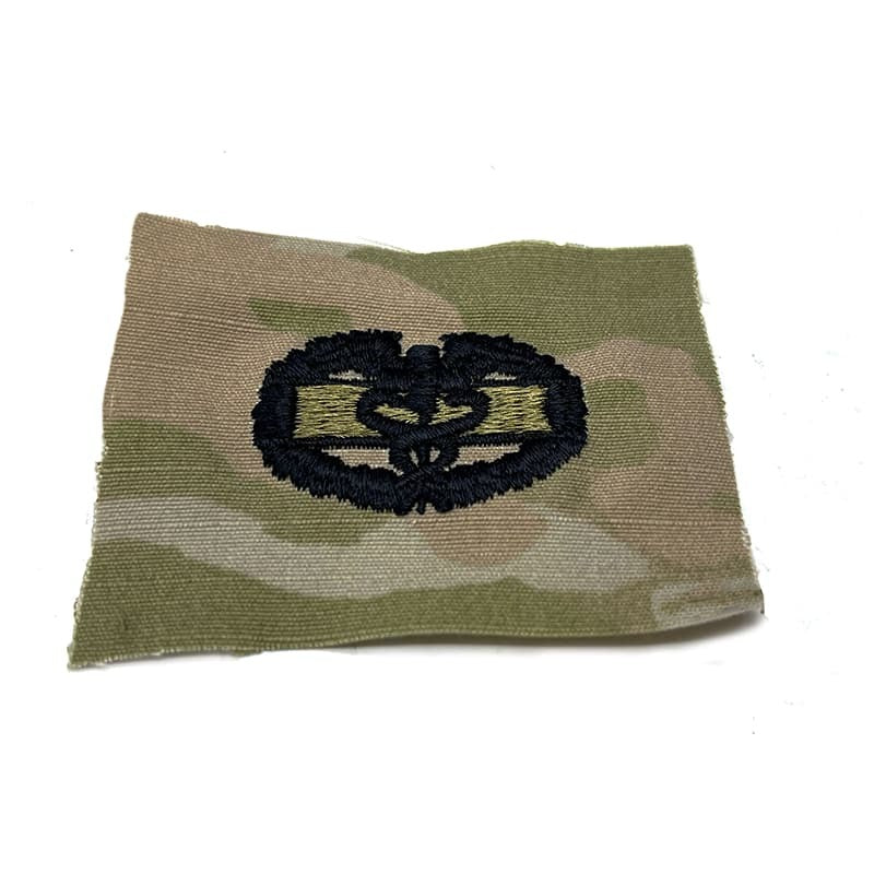 Combat Medical Badge Army Basic Medic OCP Sew-On Patch on a white background