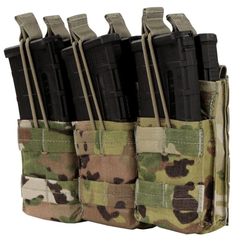 Condor Tactical Triple Stacker Open-Top Mag Pouch Scorpion OCP