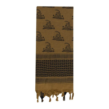Coyote Brown Rothco Gadsden Snake Shemagh Tactical Desert Scarf