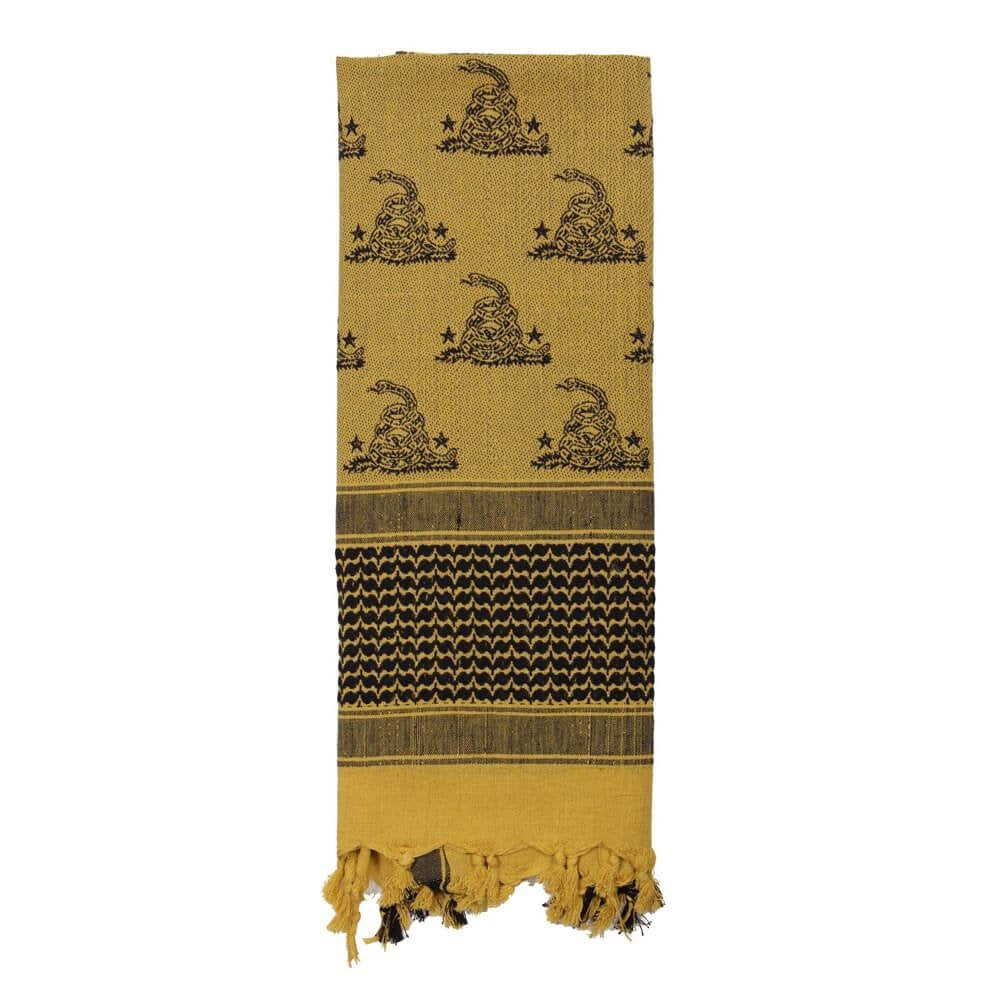 Desert Sand Rothco Gadsden Snake Shemagh Tactical Desert Scarf