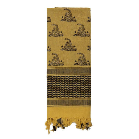Desert Sand Rothco Gadsden Snake Shemagh Tactical Desert Scarf
