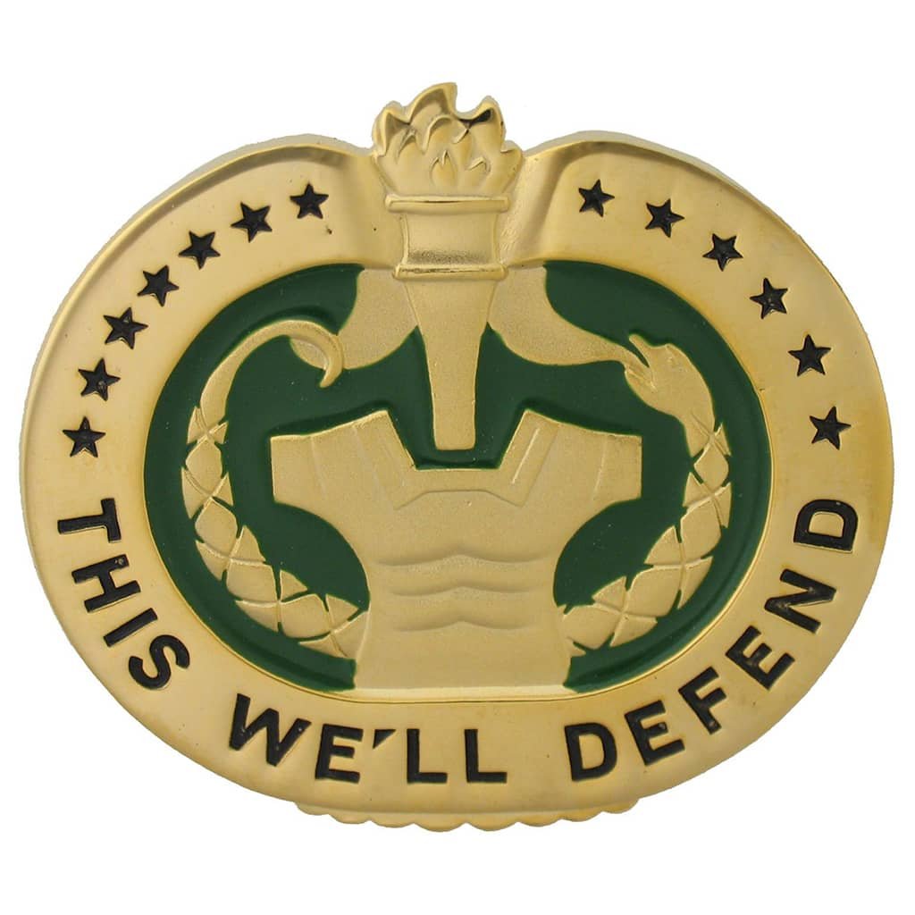 Army Drill Sergeant Badge Full Size With Mirror Finish