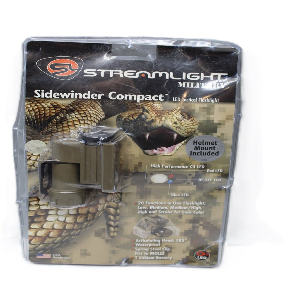 StreamLight Military Sidewinder Compact LED Tactical Flashlight