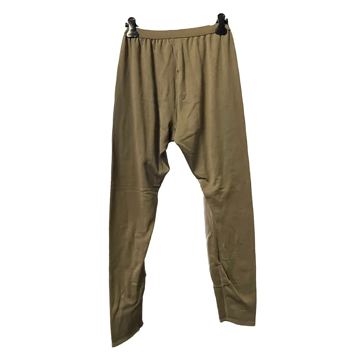 A pair of coyote brown Gen III Level 2 Midweight Thermal Underwear against a plain white background.