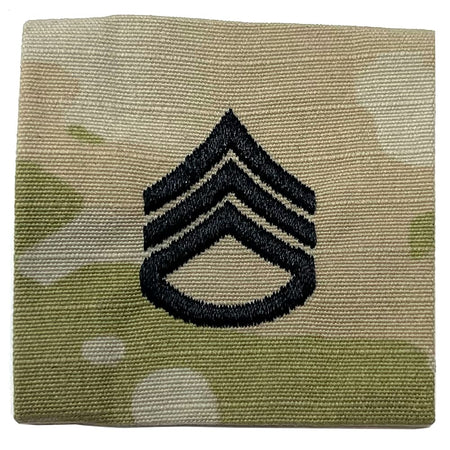 E-6 Staff Sergeant SSG Army Rank OCP Patch Sew-On