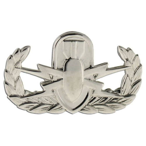 Miniature Army Explosive Ordnance Disposal (EOD) Badge – Bright Finish