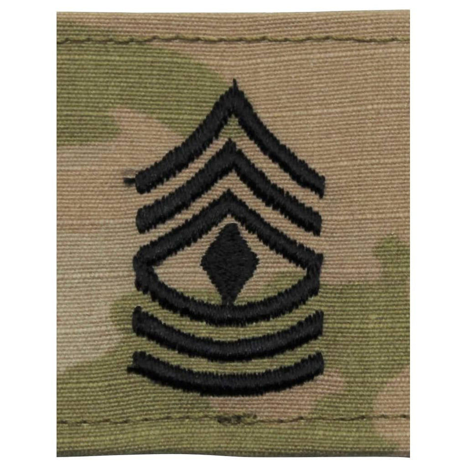 1SG First Sergeant Army Rank Gore-Tex Slide-On OCP Patch