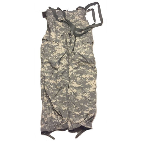 Digital camouflage utility pants in an ACU pattern, laid flat on a white background.