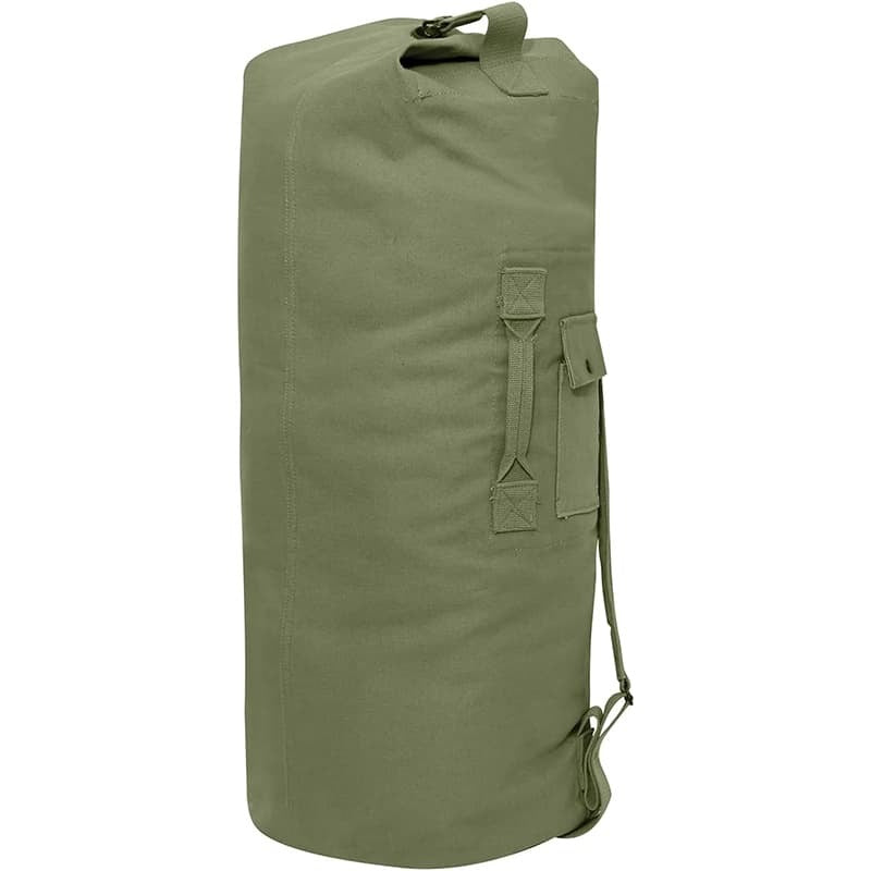 Rothco G.I Type Enhanced Duffle Bag Double Strap in olive drab