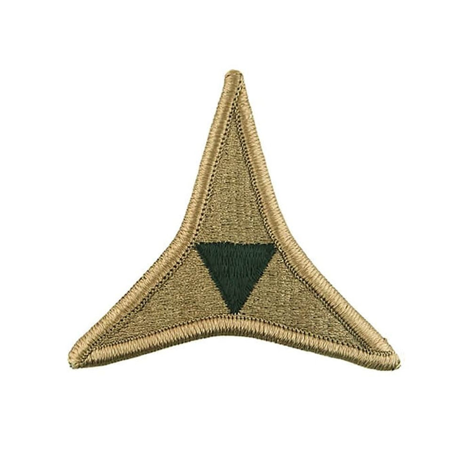 III 3rd Corps Army OCP Patch With Hook Fastener - Pair