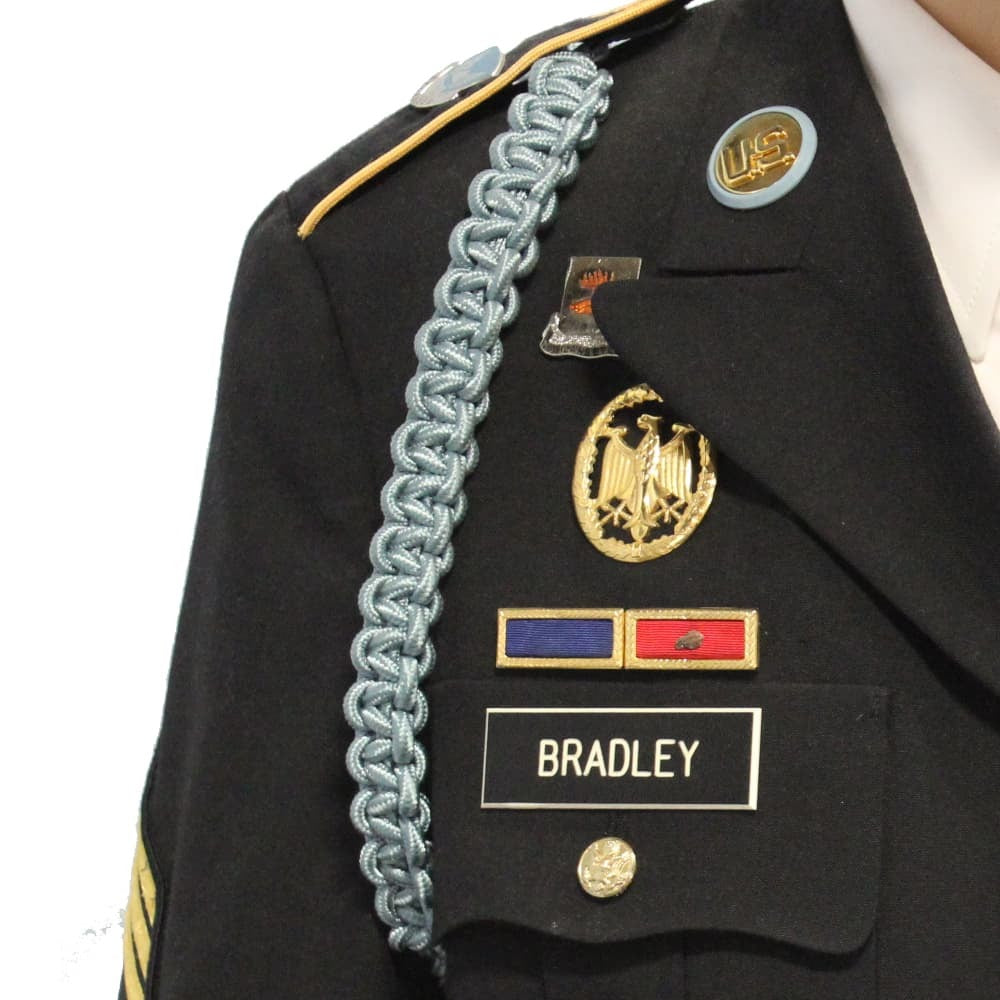 Army 2723 Interwoven One Color Infantry Blue Shoulder Cord