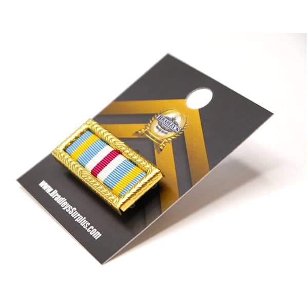 Joint Meritorious Unit Award Ribbon on a card with a visible brand logo