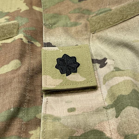 LTC Lieutenant Colonel Rank OCP Patch on an ocp jacket