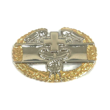 Master Combat Medical Badge CMB - Full Size with Gold Wreath