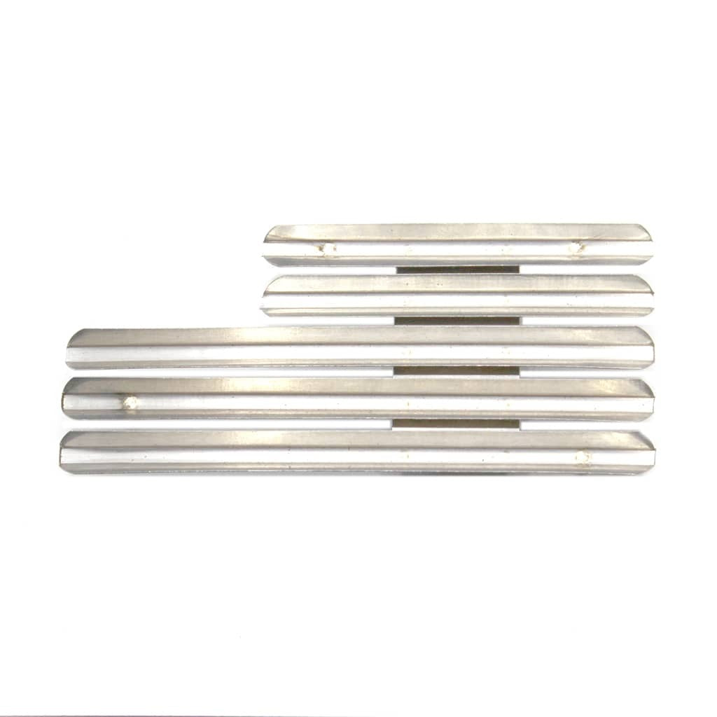13 Ribbon Rack Metal Mounting Bar offset with no spacing on a plain white background.