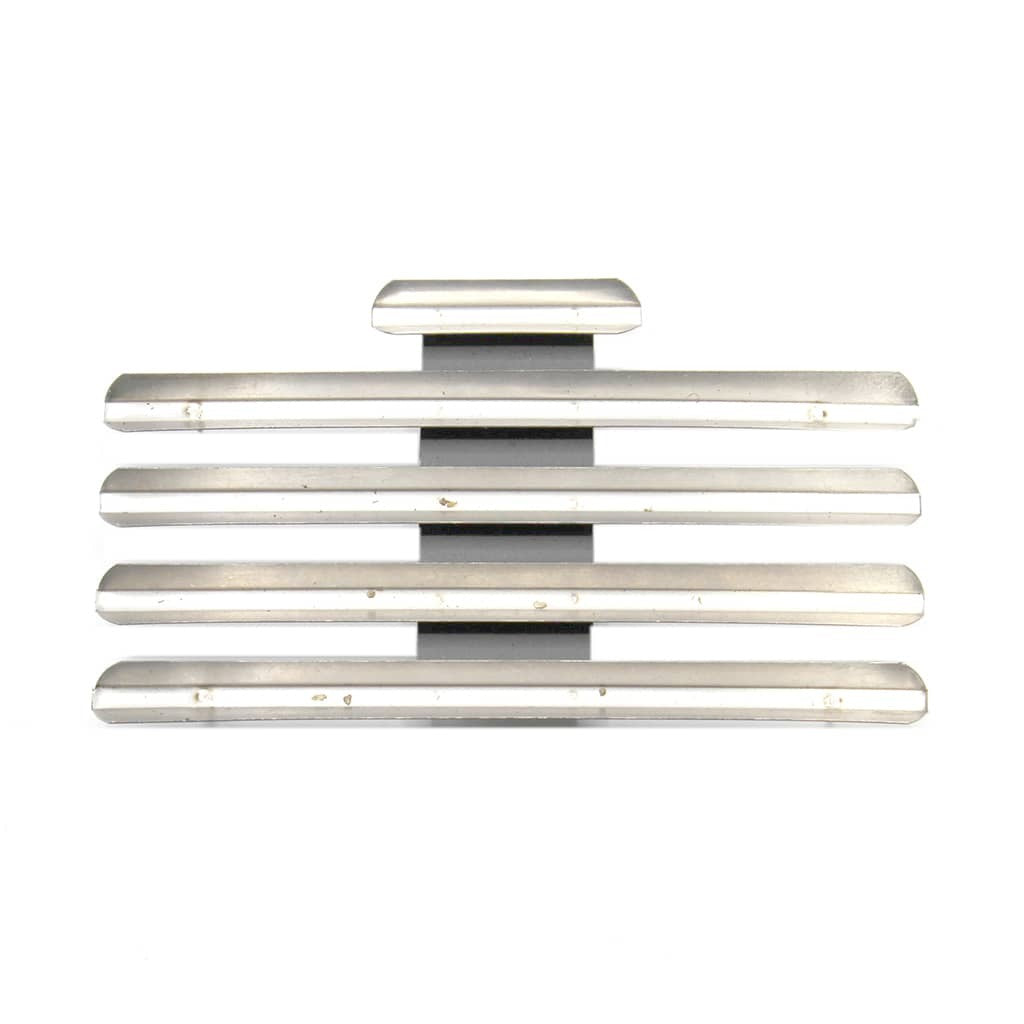 13 Ribbon Rack Metal Mounting Bar centered with spacing on a plain white background.