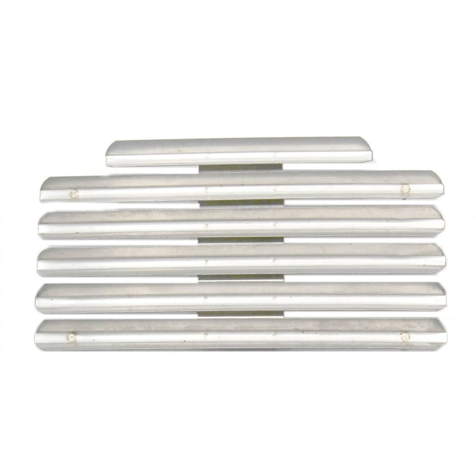 Military 17 Ribbon Rack Medal Mount centered and no spacing on a white background