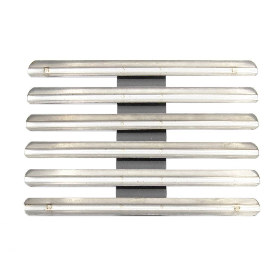 Military 18 Ribbon Rack with spacing and centered on a white background