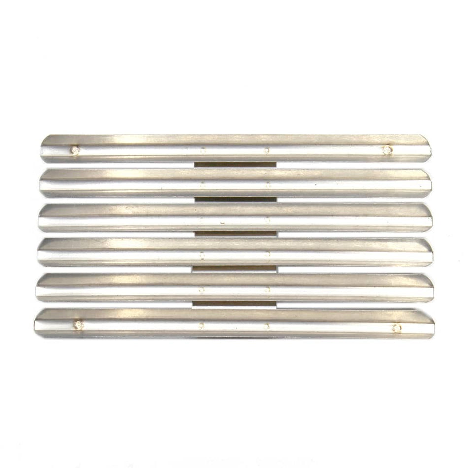 Military 18 Ribbon Rack with no spacing and centered on a white background