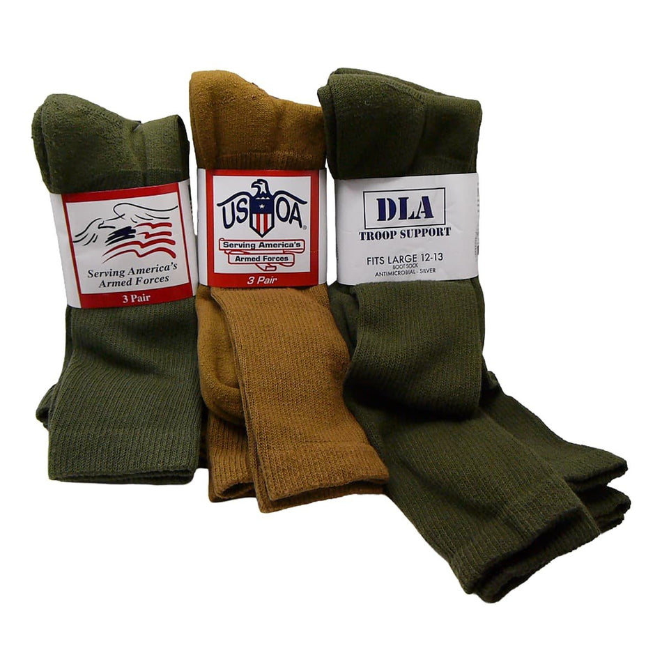 Three pairs of Military Antimicrobial Boot Socks