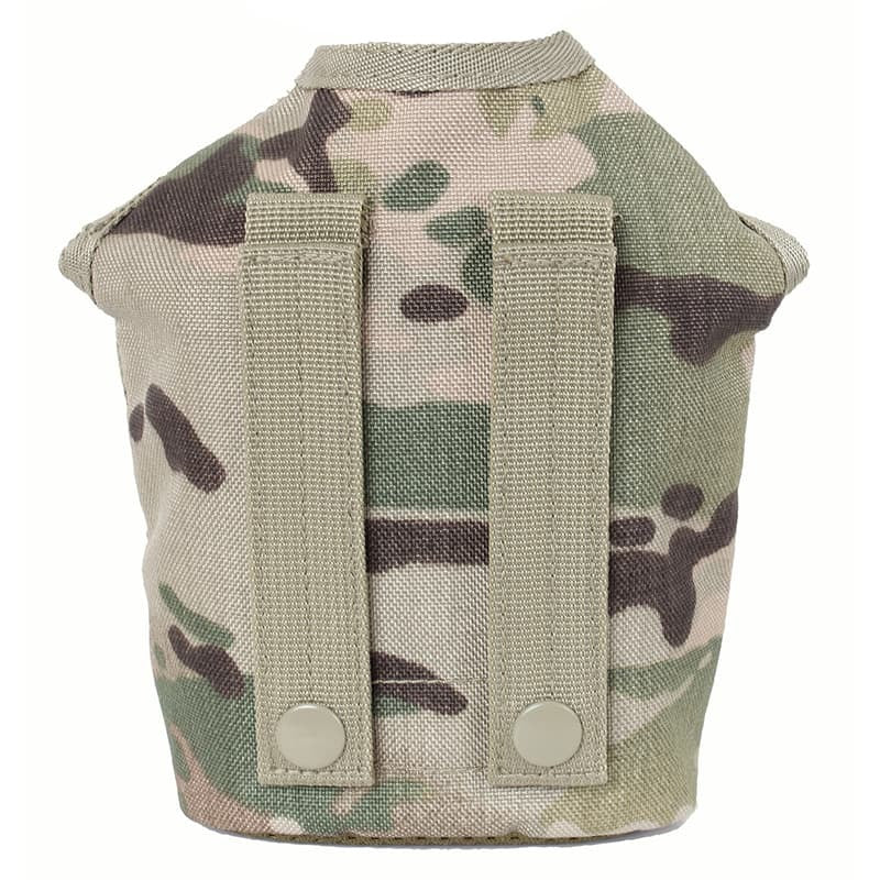 Multicam MOLLE Compatible 1 Quart Canteen Pouch backside