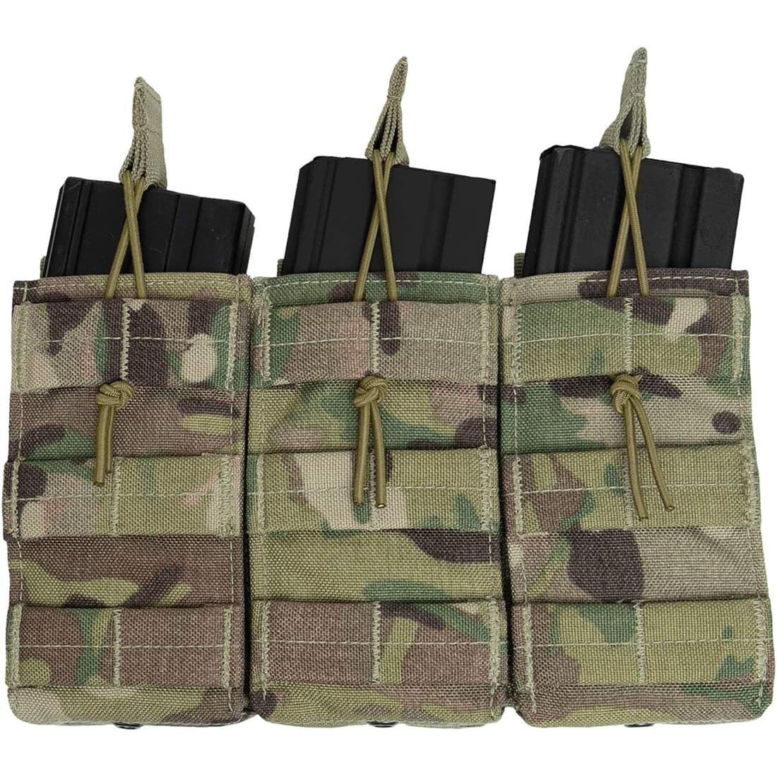Multicam MOLLE Open Top Triple Mag Pouch by Rothco