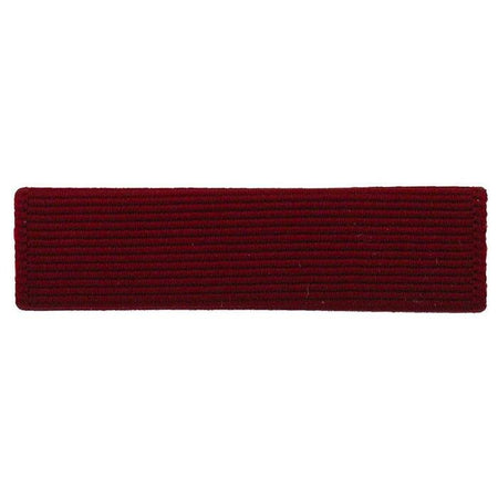A dark red ribbed fabric headband shown horizontally against a plain white background.