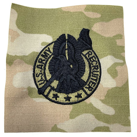 Army Basic Recruiter Badge Black OCP Sew-on Patch