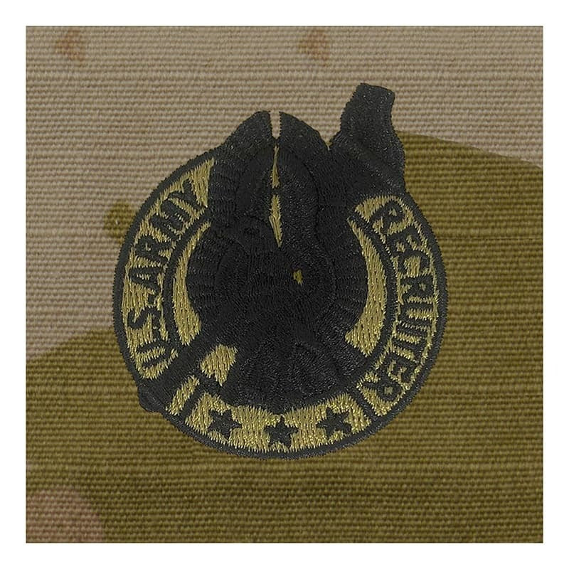 Army Basic Recruiter Badge Black OCP Sew-on Patch – view 3