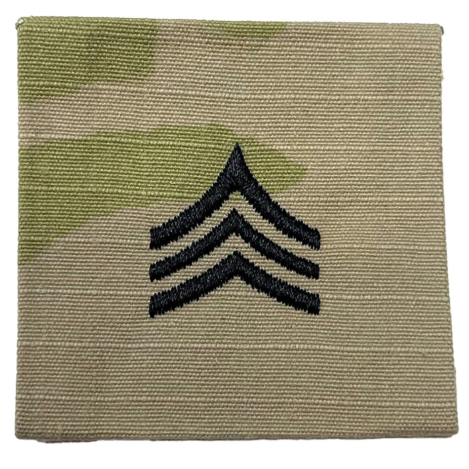 E-5 Sergeant SGT Army Rank OCP Patch Sew-On