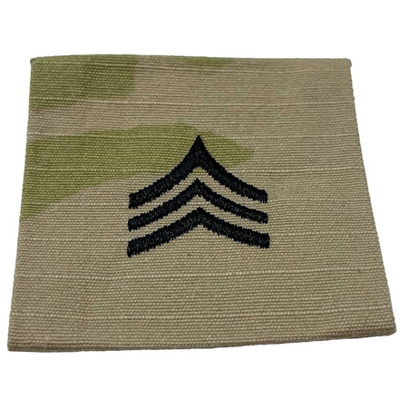 E-5 Sergeant SGT Army Rank OCP Patch Sew-On