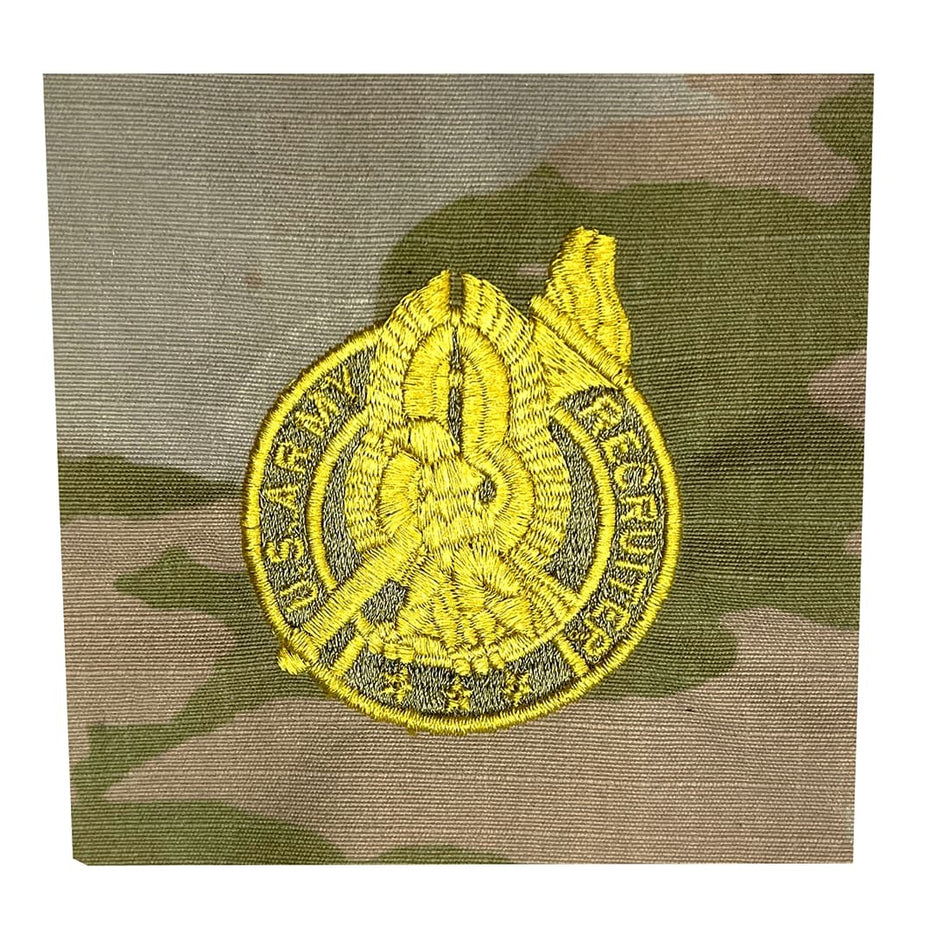 Senior Army Recruiter Badge Gold OCP Sew-On Patch