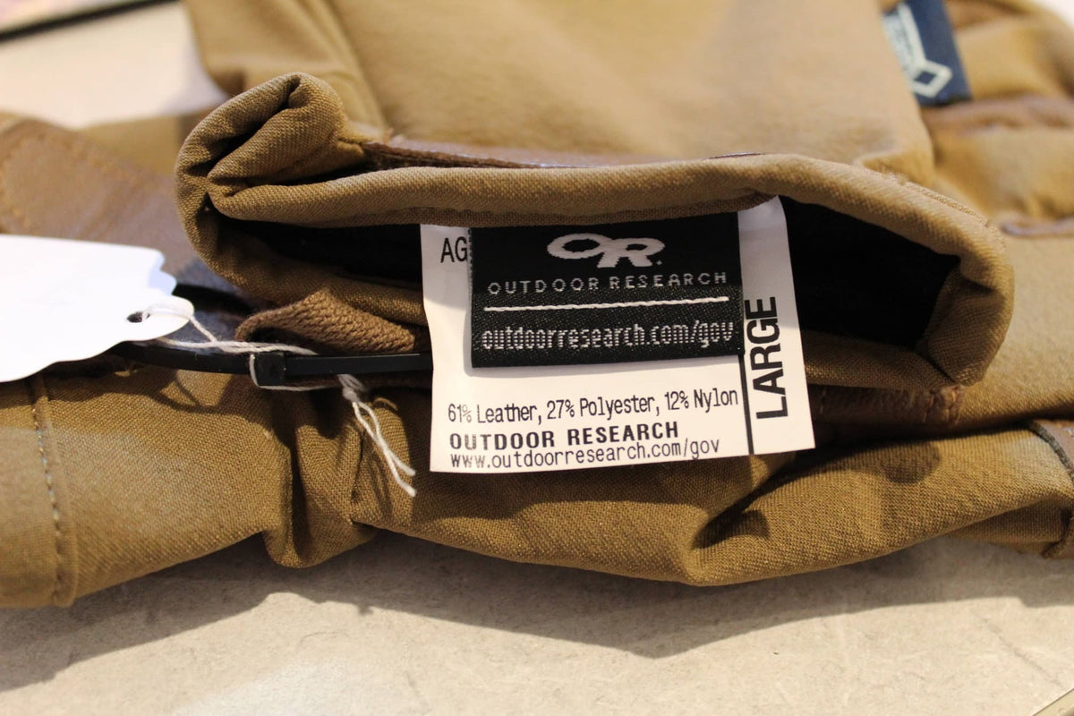 Outdoor Research AGS Convoy Military Gloves Coyote Brown