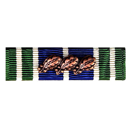 AAM ribbon with a 3 oak leaf on a white background