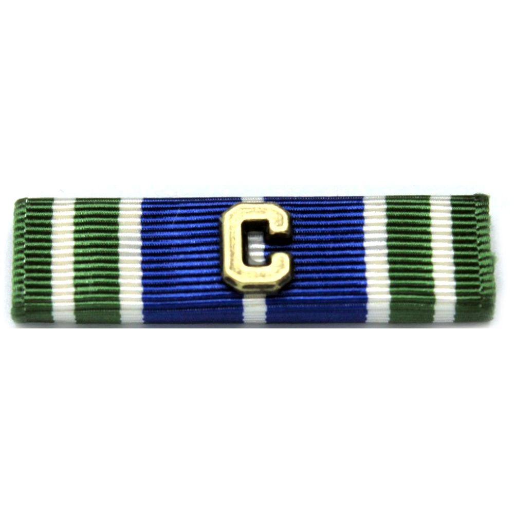 AAM Ribbon with a bronze 'C' on a white background