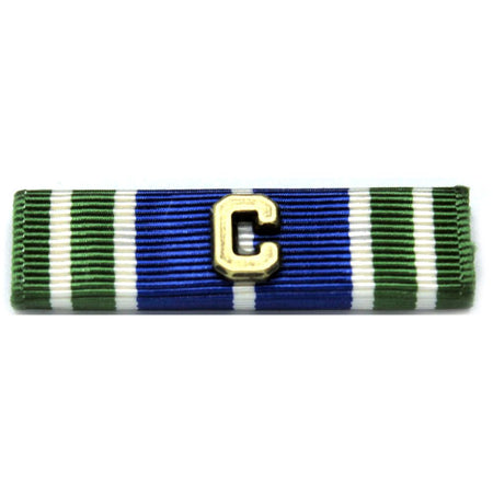 AAM Ribbon with a bronze 'C' on a white background