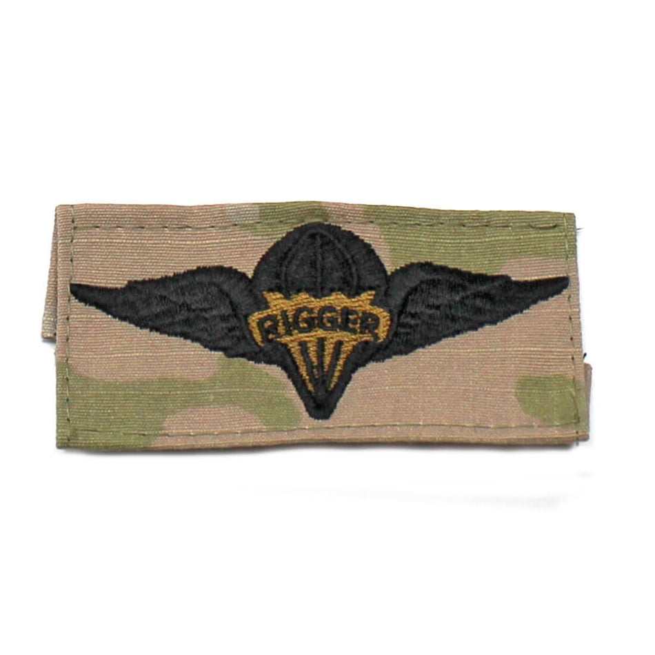 Army Pararigger Badge Gold OCP Sew-On Patch