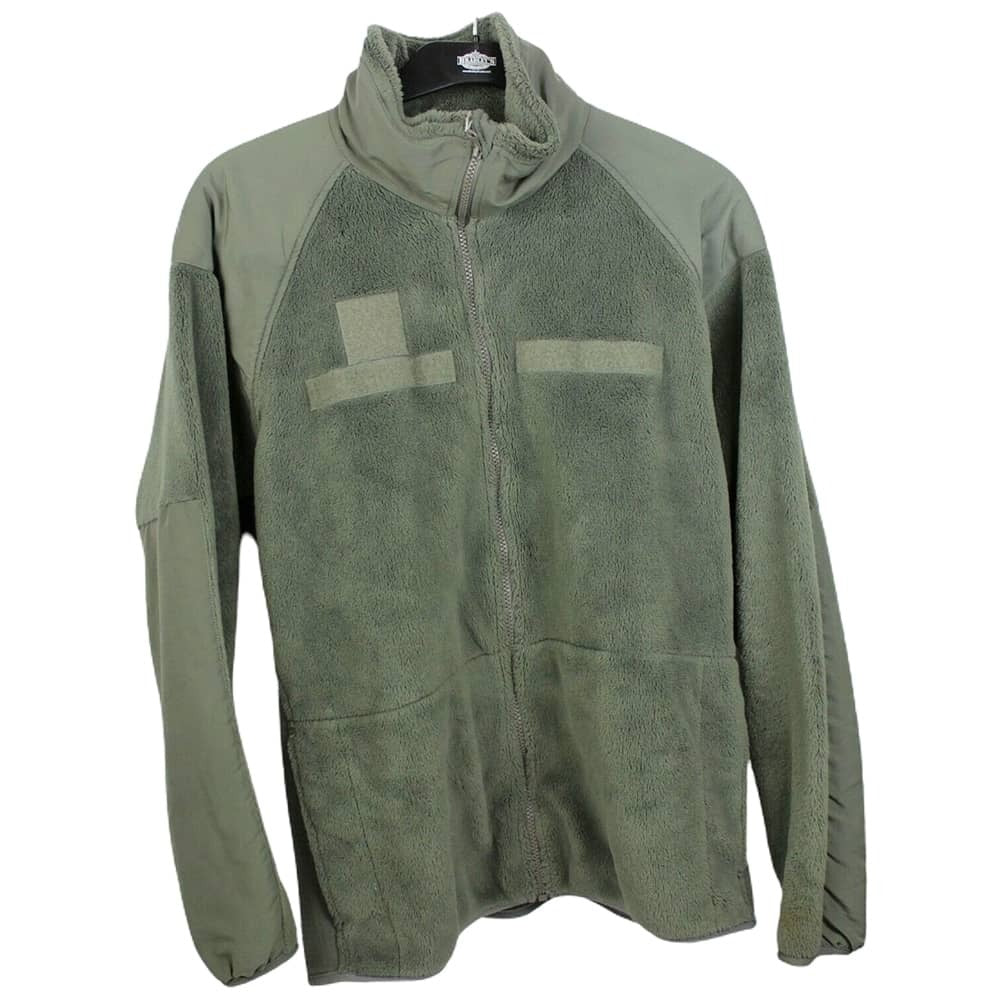 Polartec Gen III FoliageGreen Fleece Jacket on a white background