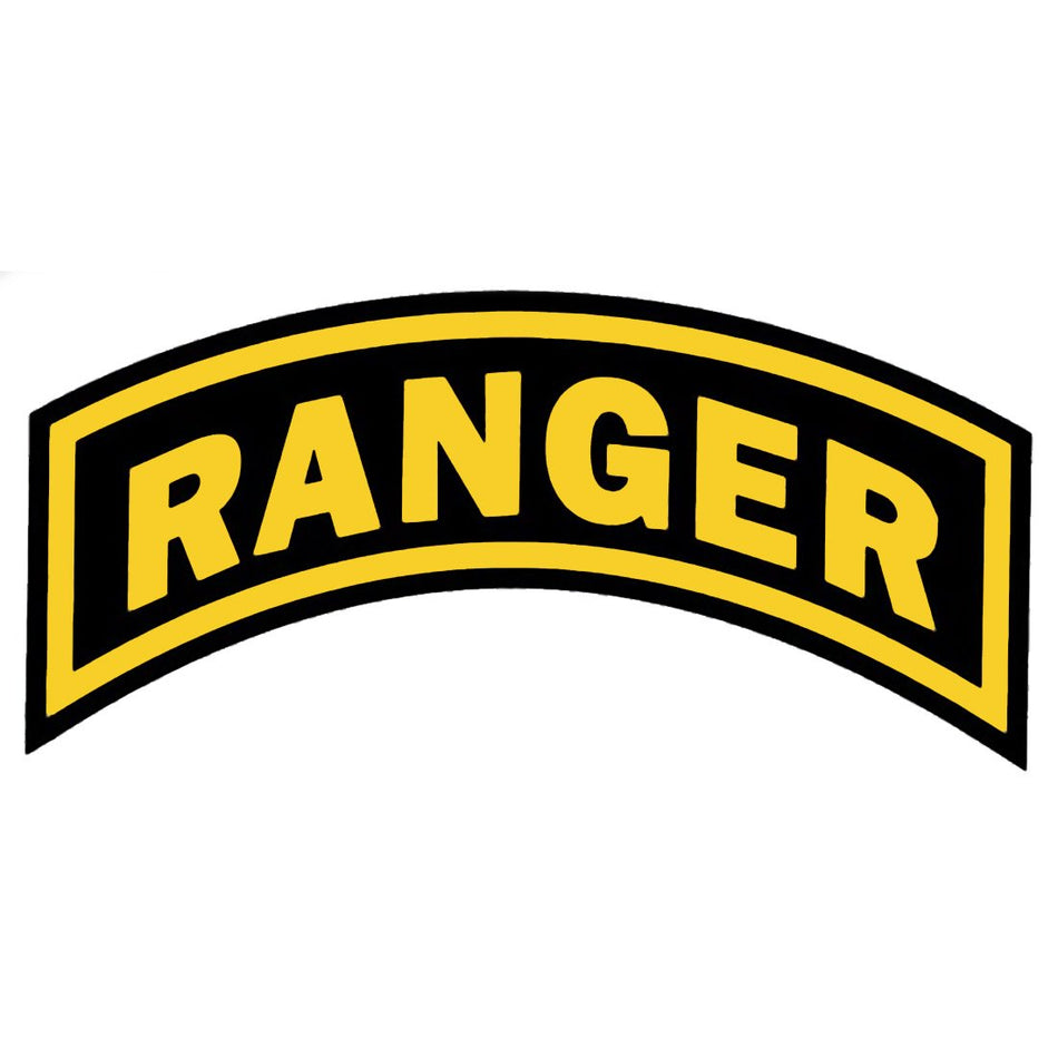 Ranger Arc Window Decal Sticker 6.25"x3.25"