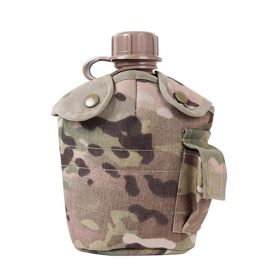 1 Quart MOLLE Canteen Pouch Cover GI Style In Multicam By Rothco