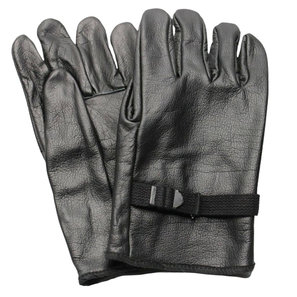 D3-A Style Black Leather Gloves For Cold Weather by Rothco