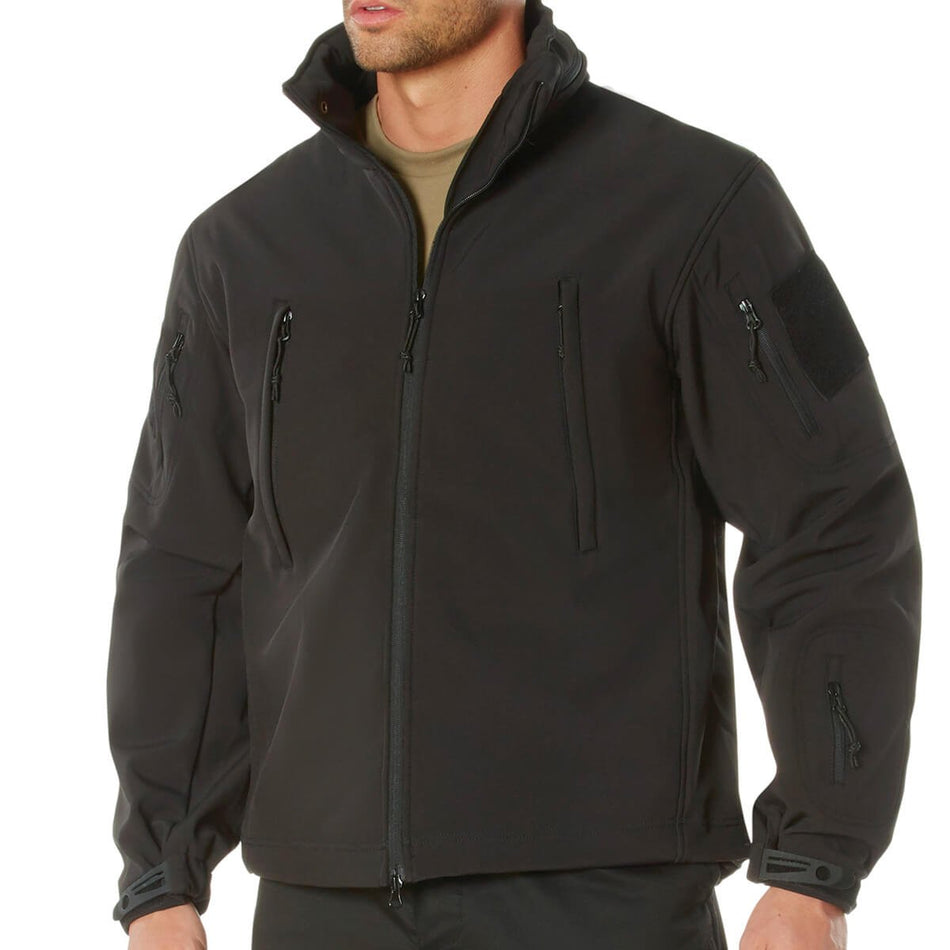 Concealed Carry Soft Shell Jacket By Rothco in Black