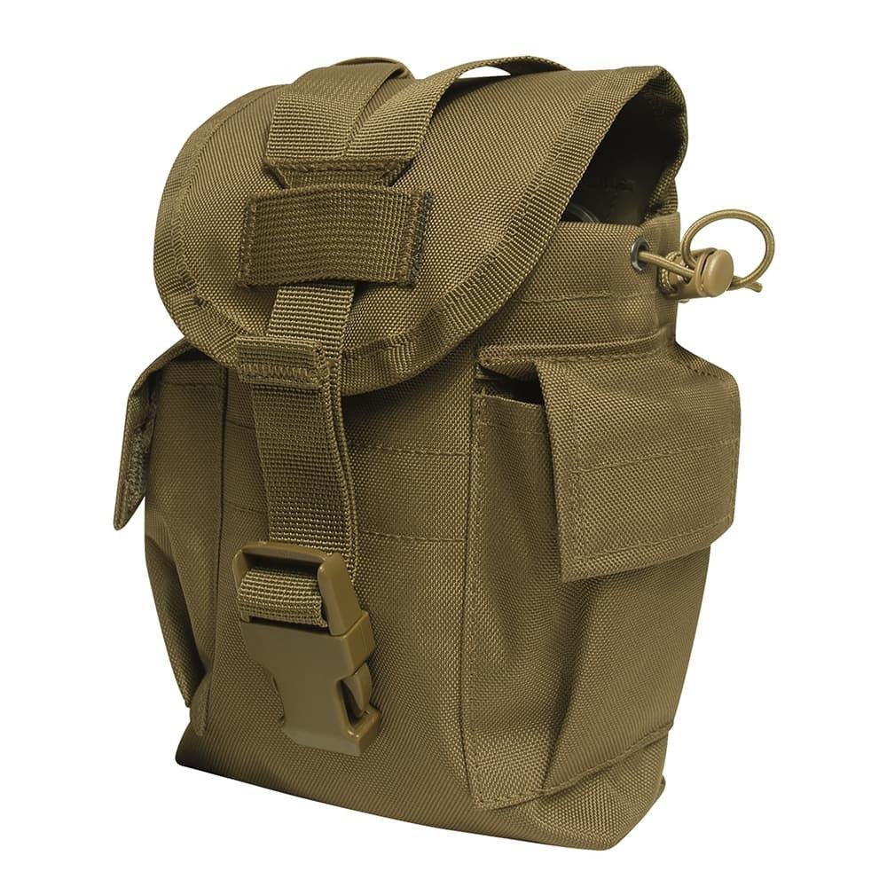 Rothco Coyote Brown 1 Quart MOLLE II Canteen and Utility Pouch